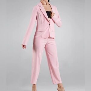 Woven Suit Blazer & Pants Set – Weissman Mixify – Adult Medium Pink